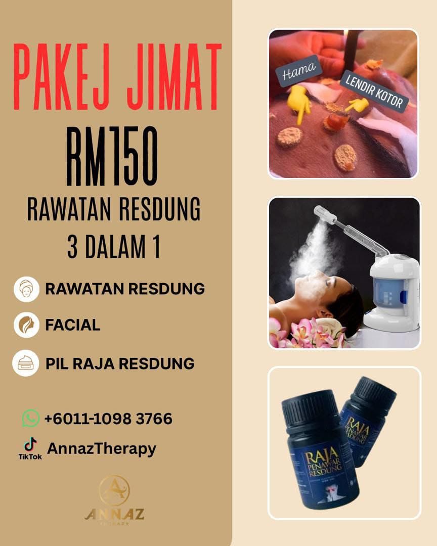 Pakej Jimat — Rawatan Resdung 3 dalam 1